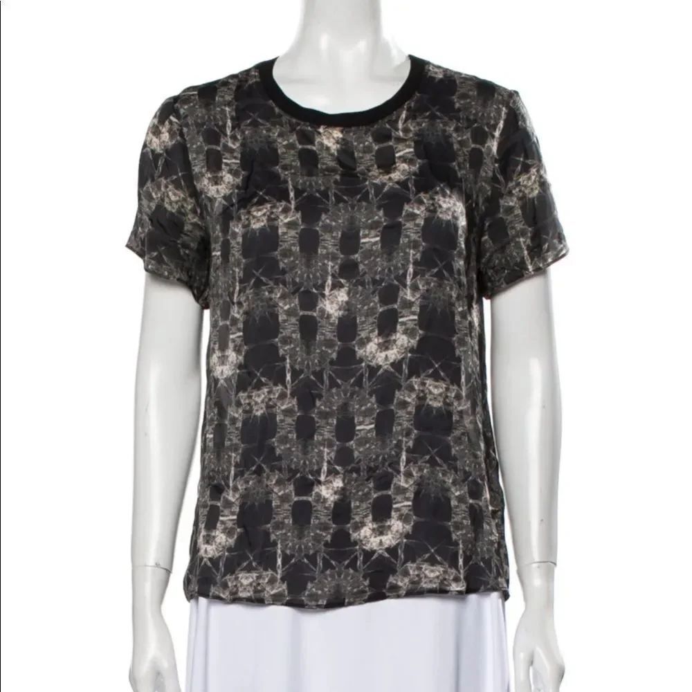 Theyskens’ Theory Silk Shirt Dress